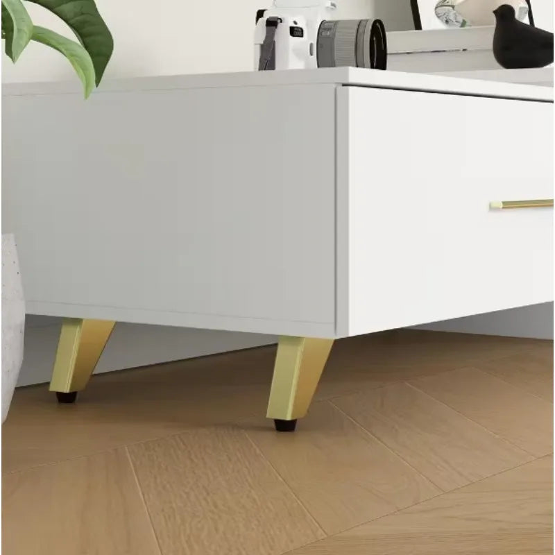 Hign-concerned Wood TV Console With Drawers Cabinet