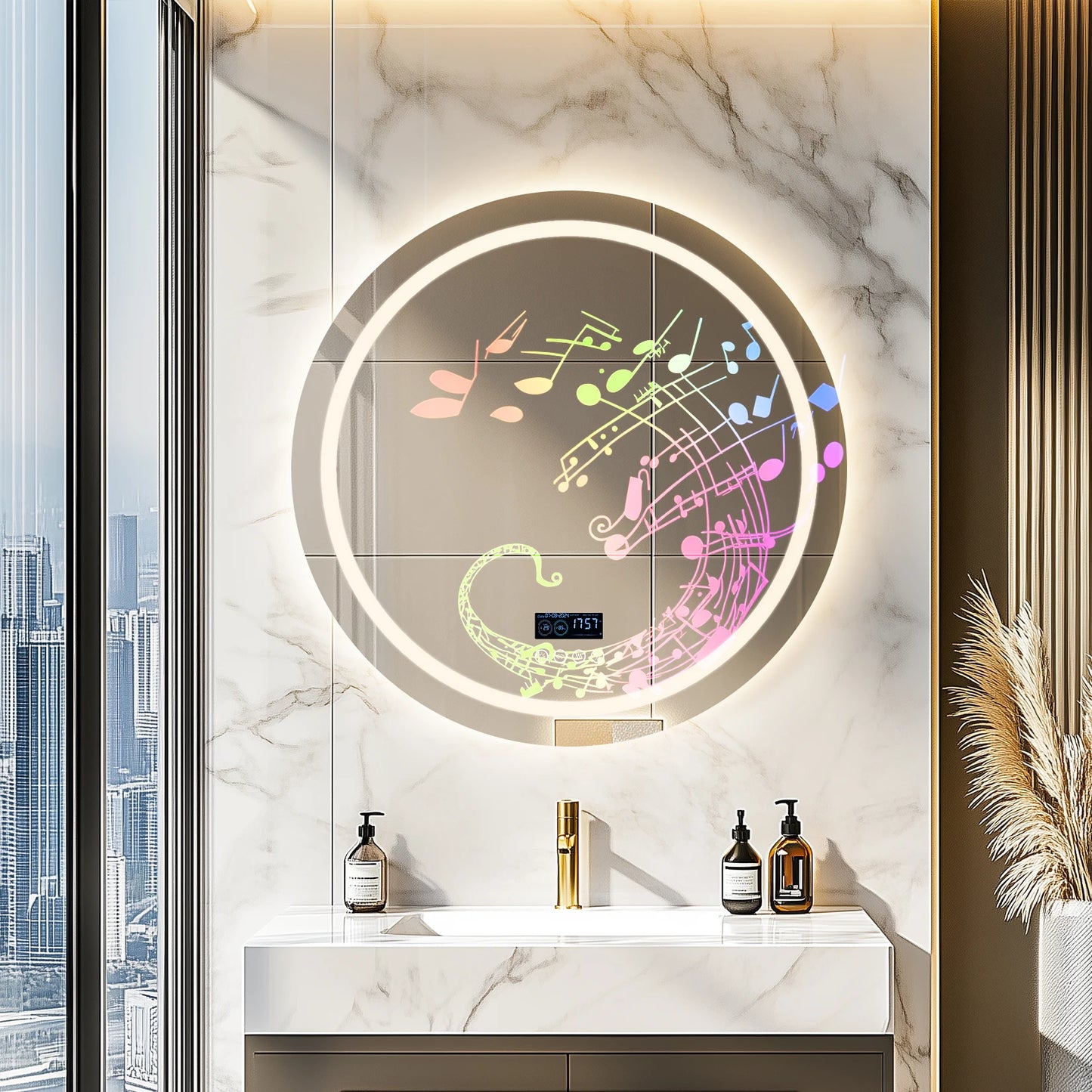 Wisfor Led Bathroom Mirror With Lights 3 Lighting Modes