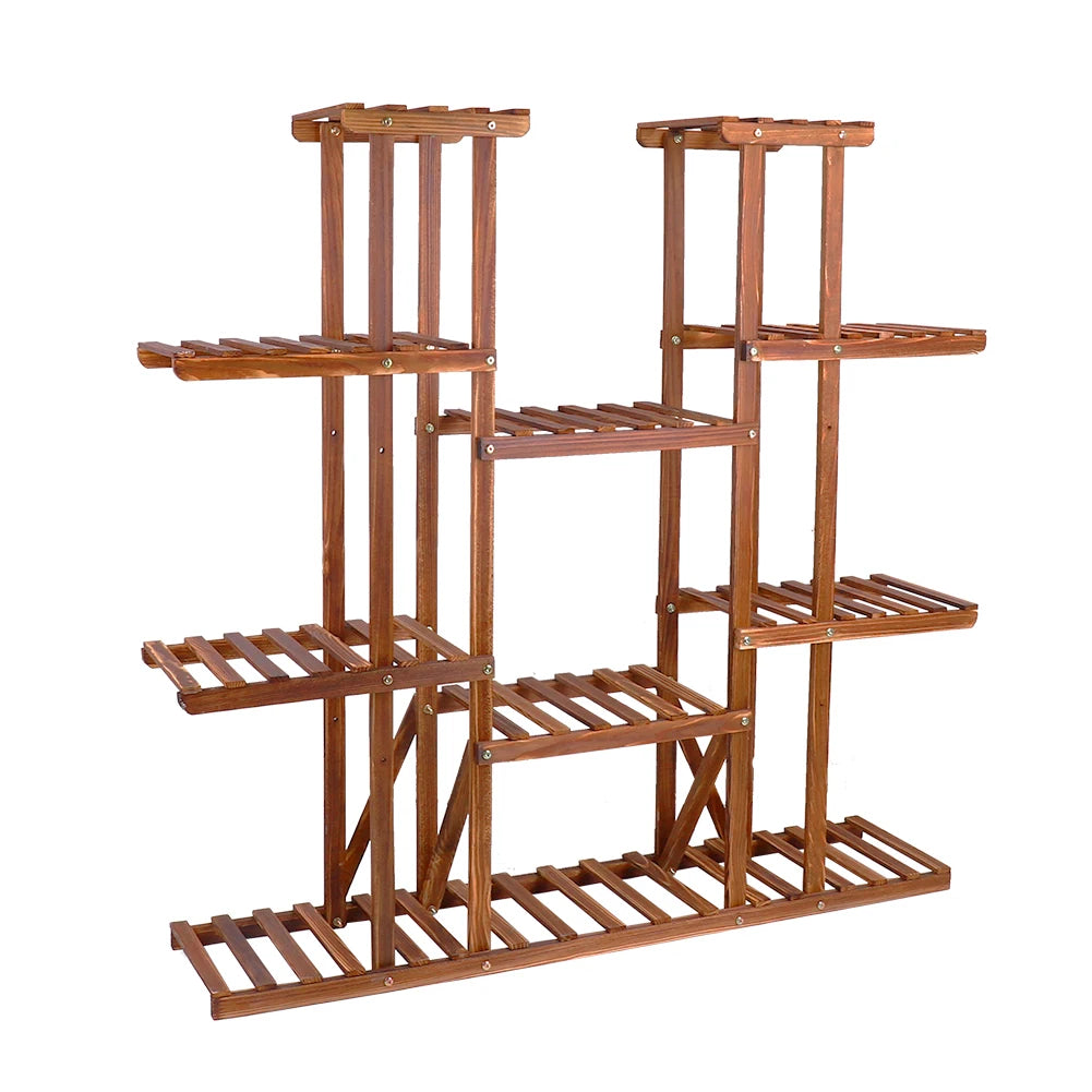 Wisfor Wooden Plant Shelf Multi Tier Pot Display Stand