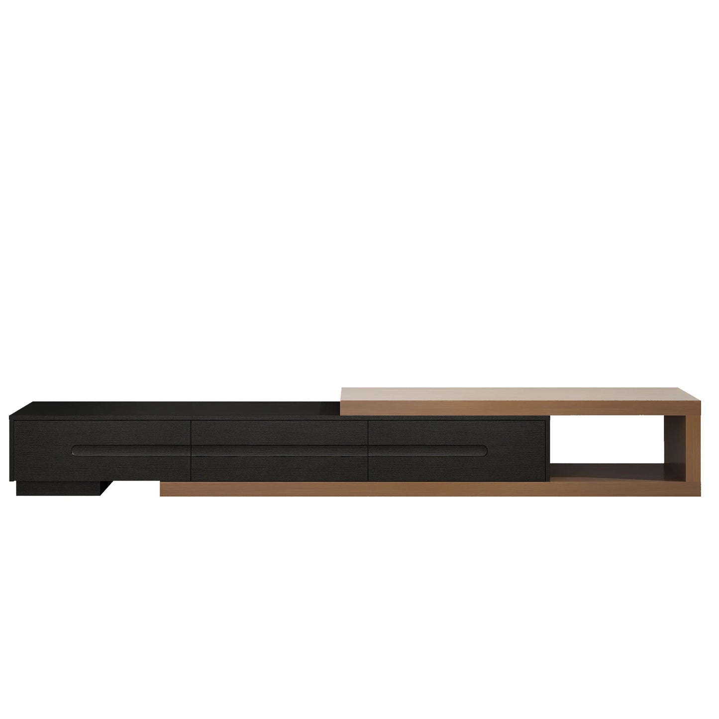 QiaoShiRen Extendable TV Stand Media Console With Storage