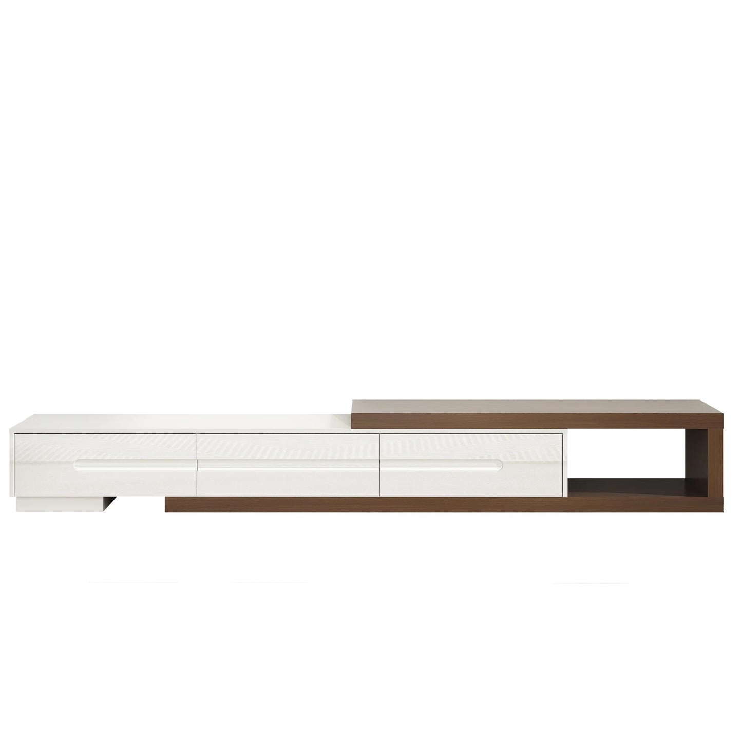 QiaoShiRen Extendable TV Stand Media Console With Storage