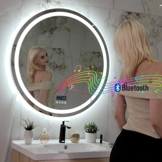 Wisfor Led Bathroom Mirror With Lights 3 Lighting Modes