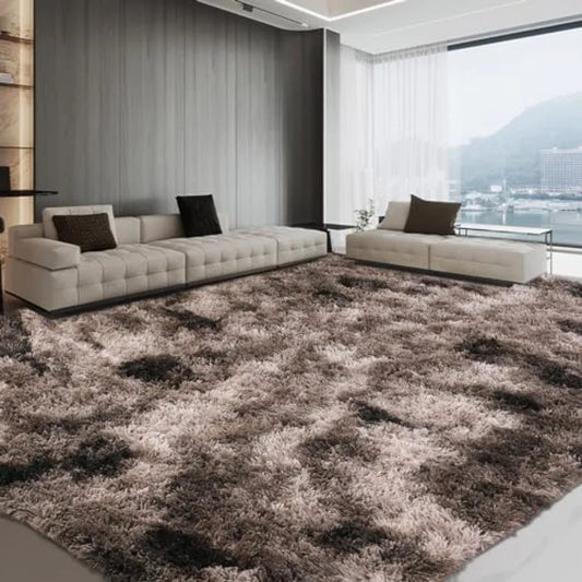 Shaggy Area Rug 9x12 Feet Ultra Soft Large Plush Faux Fur Carpet with NonSkid Backing for Comfortable Bedroom Living Room and P