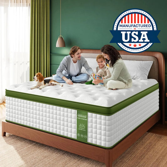 BedStory Gel Memory Foam Hybrid Mattress With Pocket Springs