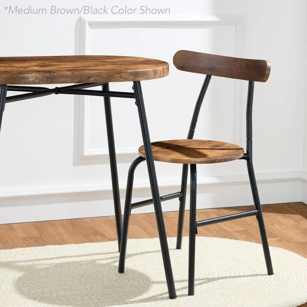 Hign Concerned Modern Oval Dining Table Set for Two