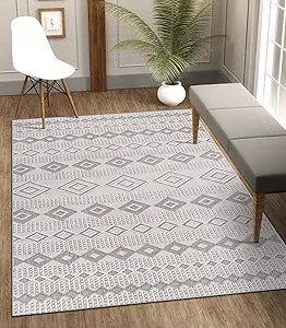 Modern Rug Luxury Swirl Curved Large Micro Loop Area Rugs Soft High-Low Pile Stain Resistant Easy to Clean Non-Shedding D