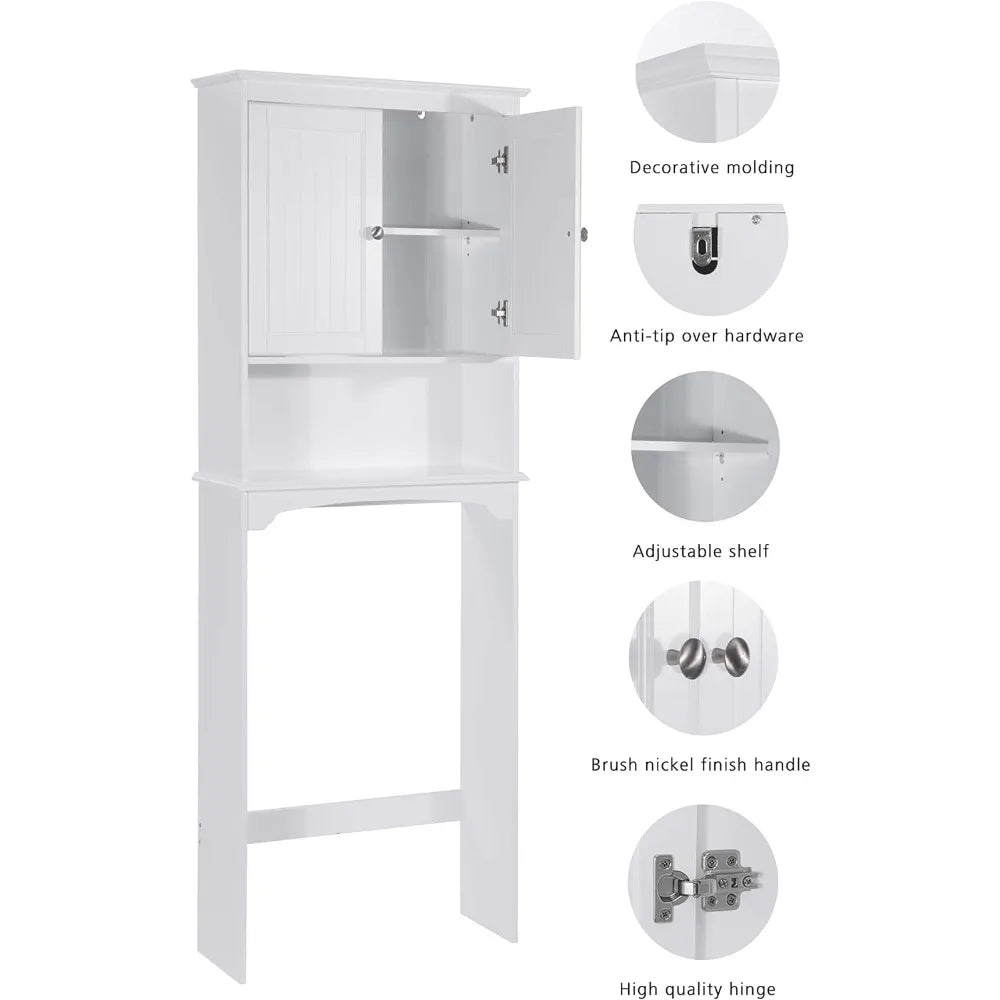 Hign-Concerned Over Toilet Storage Cabinet Organizer