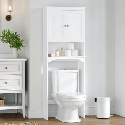Hign-Concerned Over Toilet Storage Cabinet Organizer