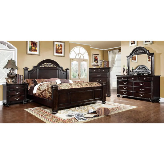 XMSJHign Syracuse 6-Piece Solid Wood Bedroom Set Collection